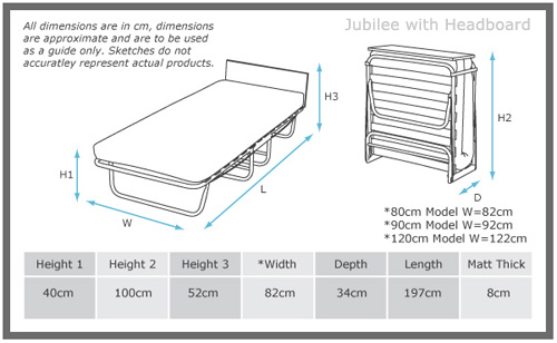 Jubilee Folding Guest Bed