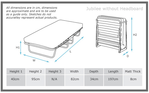 Jubilee Folding Guest Bed