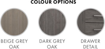 Minnesota Bedroom Furniture Range Colour Options