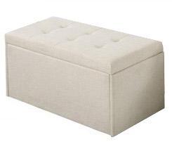 Hartford Fabric Covered Ottoman Box