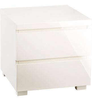 Puro High Gloss Cream Bedside Table