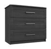 Graphite Woodgrain Andante 3 Drawer Chest