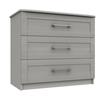 Light Grey Woodgrain Andante 3 Drawer Chest