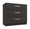 Graphite Gloss Arran 3 Drawer Chest