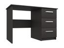 Graphite Gloss Arran 3 Drawer Dressing Table