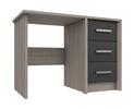 Grey Oak & Graphite Gloss Arundel 3 Drawer Dressing Table