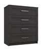 Graphite Gloss Calder 4 Drawer Chest