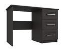 Graphite Gloss Calder 3 Drawer Dressing Table