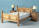Corona 4 Foot Small Double Mexican Bed