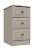 Fired Earth Hadleigh 3 Drawer Bedside