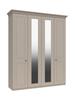 Fired Earth Hadleigh Tall 4 Door Robe with 2 Mirrors