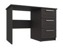 Graphite Gloss Isla 3 Drawer Dressing Table