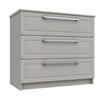 Light Grey Gloss Isla 3 Drawer Chest