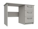 Light Grey Gloss Isla 3 Drawer Dressing Table