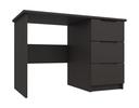 Graphite Gloss Sonata 3 Drawer Dressing Table