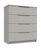 Light Grey Gloss Sonata 4 Drawer Chest