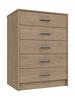 Oak Marlow 5 Drawer Chest