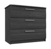 Graphite Woodgrain Midhurst 3 Drawer Chest