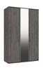 Dark Grey Oak Minnesota 3 Door Robe with Mirror