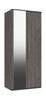 Dark Grey Oak Minnesota 2 Door Robe with Mirror