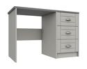 Dust Grey and Light Grey Skye 3 Drawer Dressing Table