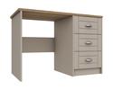 Natural Rustic Oak with Fired Earth Skye 3 Drawer Dressing Table