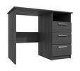 Graphite Waterfall 3 Drawer Dressing Table