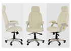Bentley Executive Chair - Cream Leather 