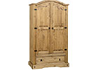 Corona Two Door Wardrobe One Drawer