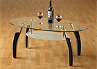 Elena Coffee Table - Clear Glass