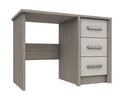 Grey Oak & White Grey Gloss Arundel 3 Drawer Dressing Table