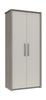 Grey Oak & White Grey Gloss Arundel Tall 2 Door Robe