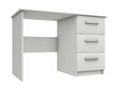 White Gloss Arran 3 Drawer Dressing Table