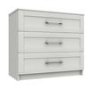 White Gloss Calder 3 Drawer Chest