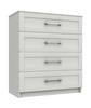 White Gloss Calder 4 Drawer Chest