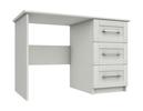 White Gloss Calder 3 Drawer Dressing Table