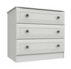 White Hadleigh 3 Drawer Chest