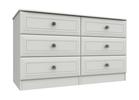 White Hadleigh 3 Drawer Double Chest