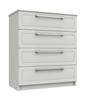 White Gloss Isla 4 Drawer Chest