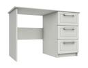 White Gloss Isla 3 Drawer Dressing Table