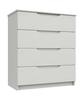 White Gloss Sonata 4 Drawer Chest