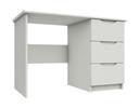 White Gloss Sonata 3 Drawer Dressing Table