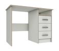 White Marlow 3 Drawer Dressing Table