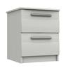 White Woodgrain Midhurst 2 Drawer Bedside