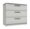 White Woodgrain Midhurst 3 Drawer Chest