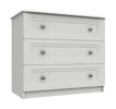 White Tonbridge 3 Drawer Chest