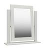 White Woodgrain Andante Mirror