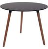 Orly Black Round Dining Table