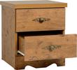 Cairo Two Drawer Bedside Chest