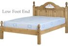 Corona Scroll Bed with Low Foot End